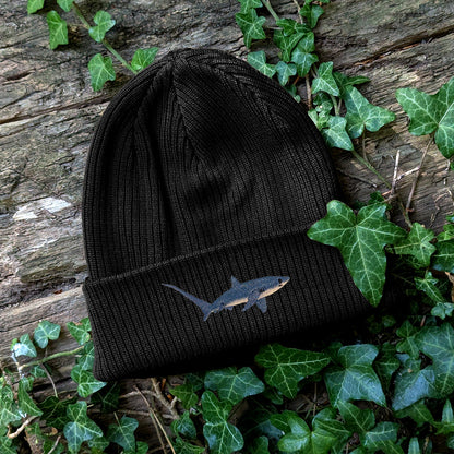 Thresher Shark Embroidered Beanie