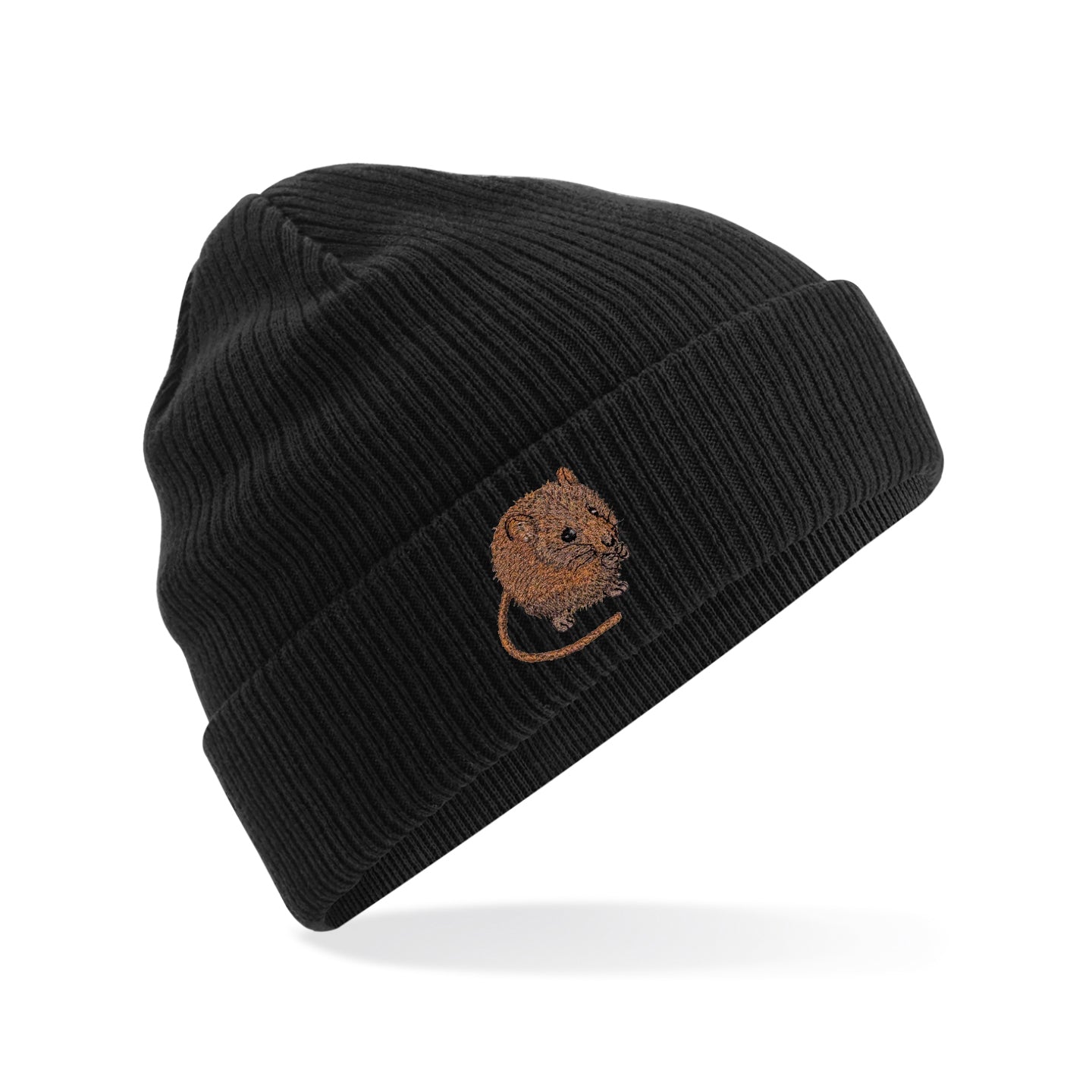 Harvest Mouse Embroidered Beanie