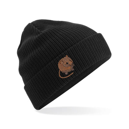 Harvest Mouse Embroidered Beanie