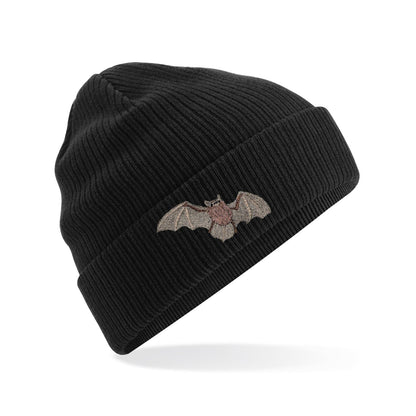 Pipistrelle Bat Embroidered Beanie