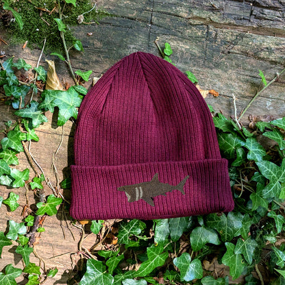 Basking Shark Embroidered Beanie