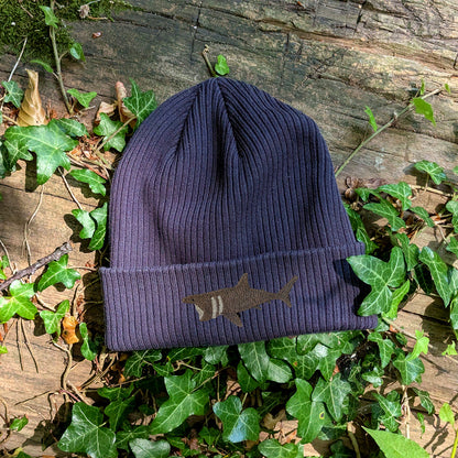 Basking Shark Embroidered Beanie