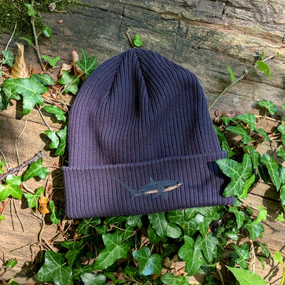 Thresher Shark Embroidered Beanie