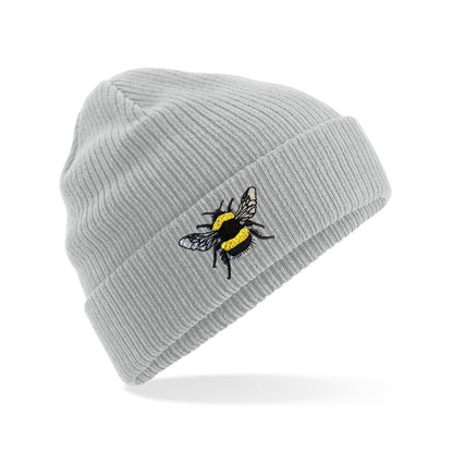 Bumblebee Embroidered Beanie