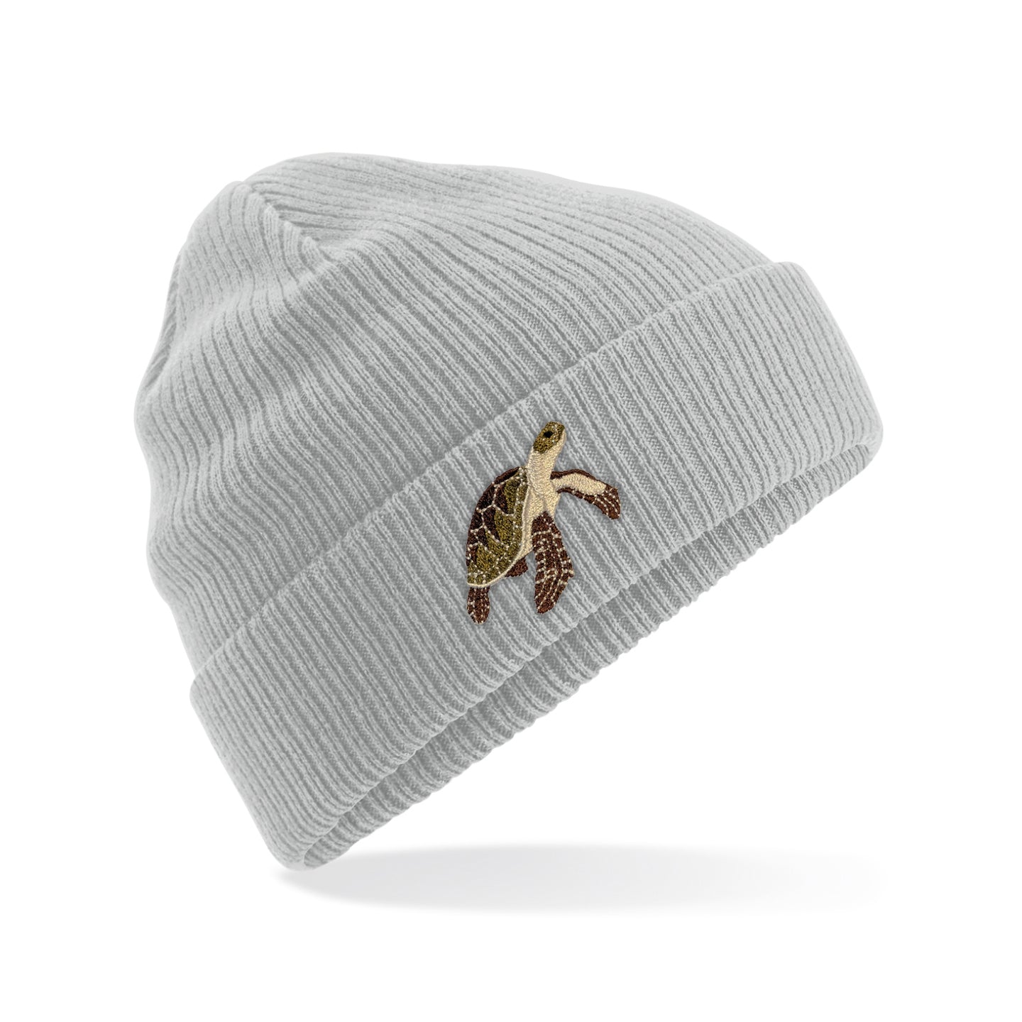 Sea Turtle Embroidered Beanie