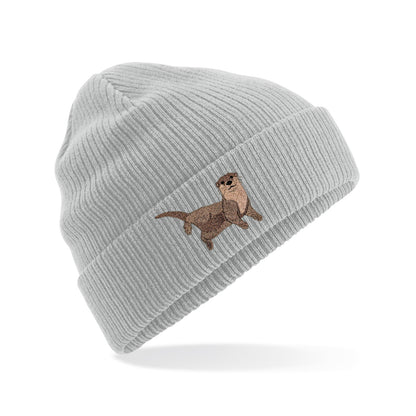 Otter Embroidered Beanie