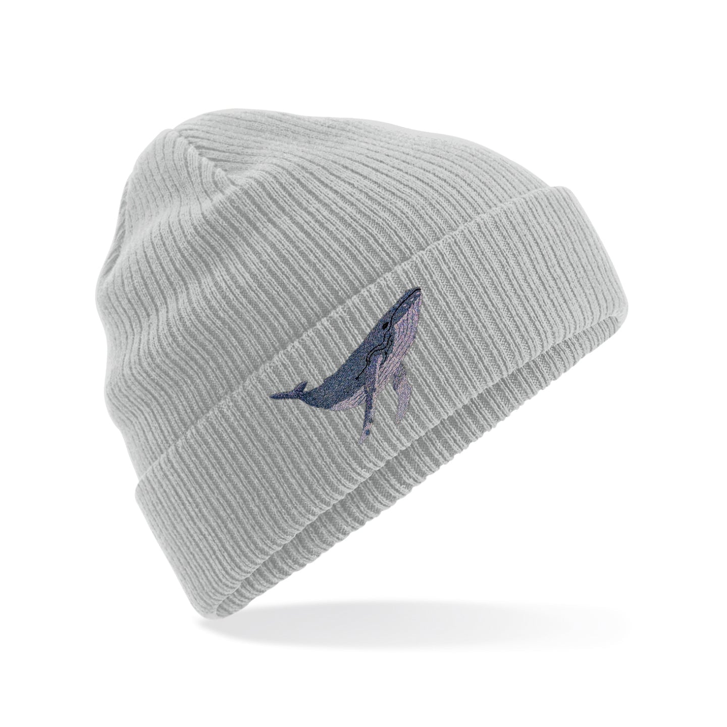 Humpback Whale Embroidered Beanie