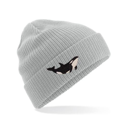 Orca Embroidered Beanie