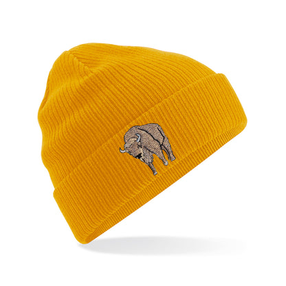 Bison Embroidered Beanie