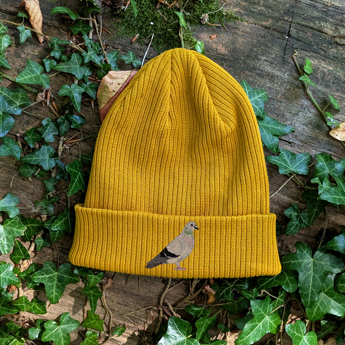Pigeon Embroidered Beanie