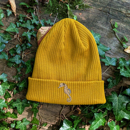 Seahorse Embroidered Beanie