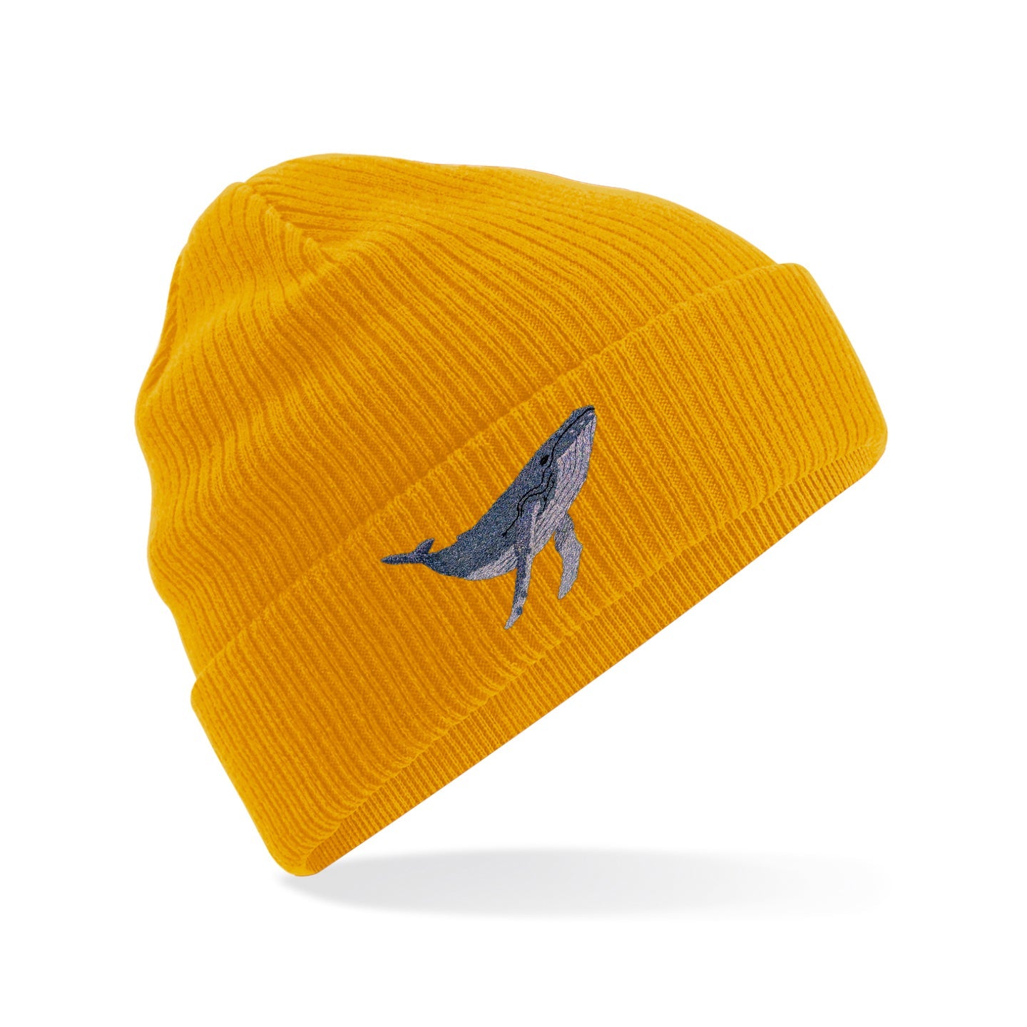 Humpback Whale Embroidered Beanie