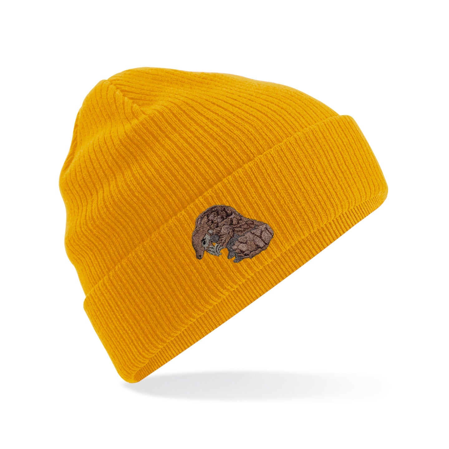 Pangolin Embroidered Beanie