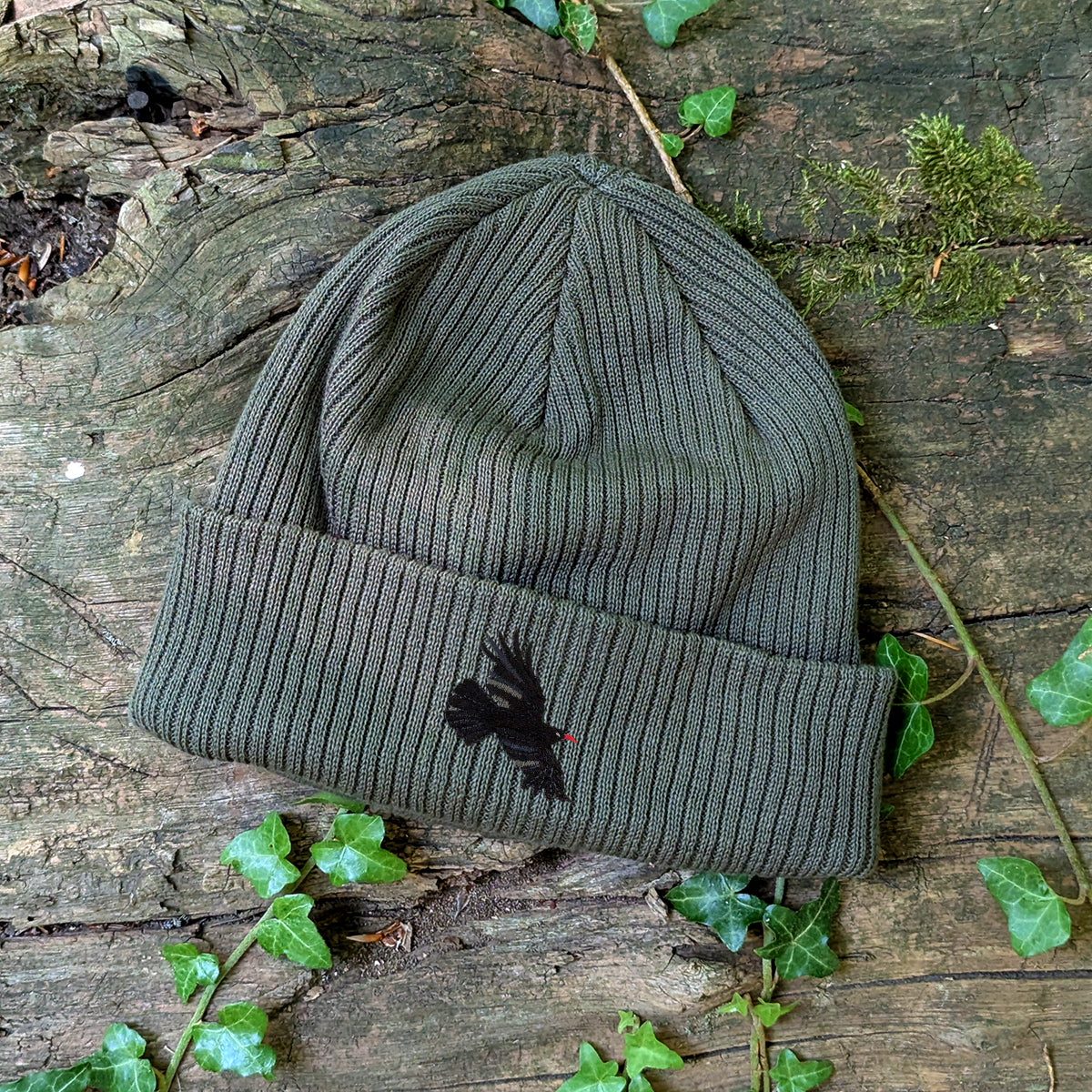 Chough Embroidered Beanie