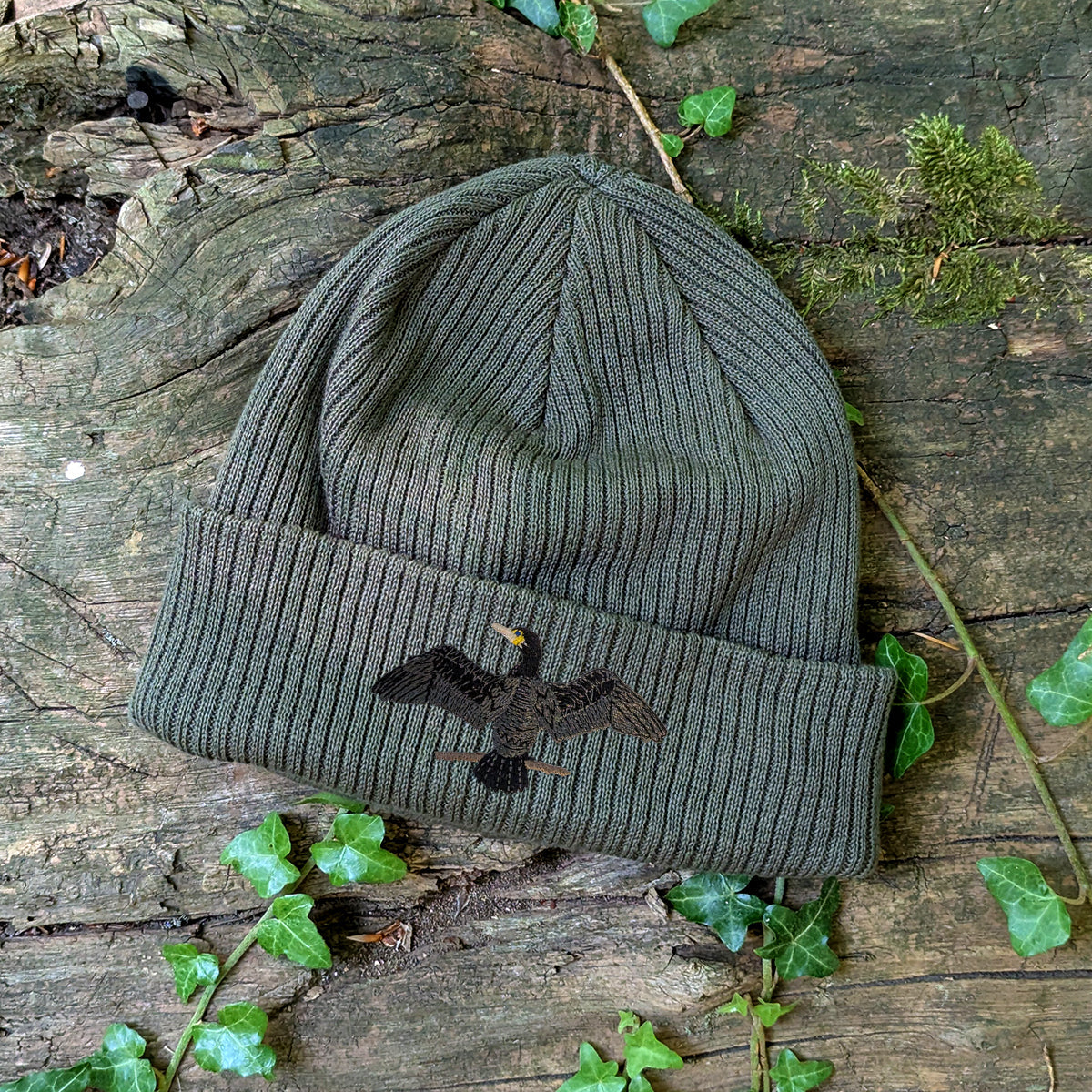 Cormorant Embroidered Beanie