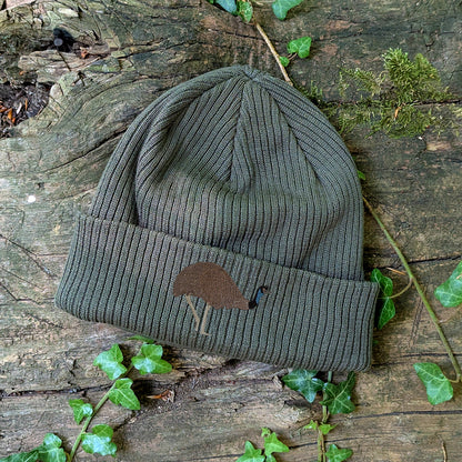 Emu Embroidered Beanie