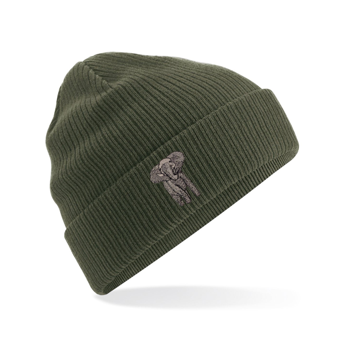 Elephant Embroidered Beanie