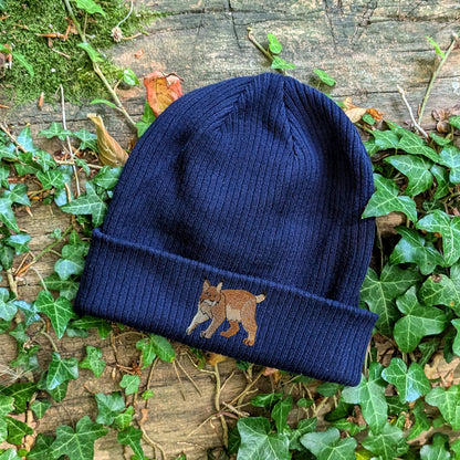Lynx Embroidered Beanie