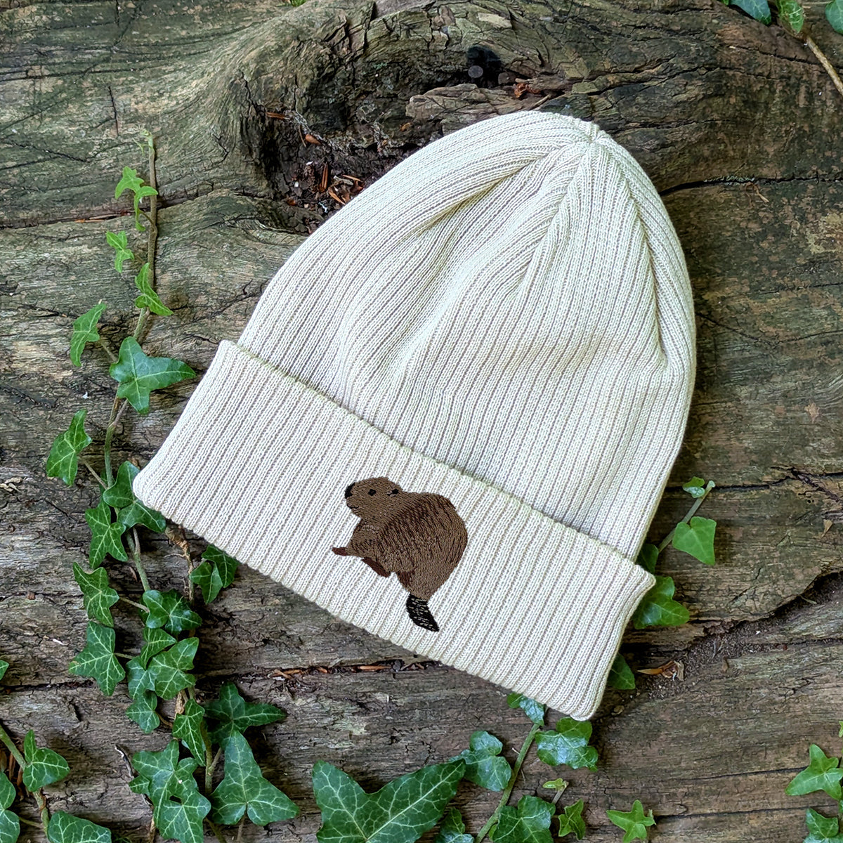 Beaver Riverside Embroidered Beanie