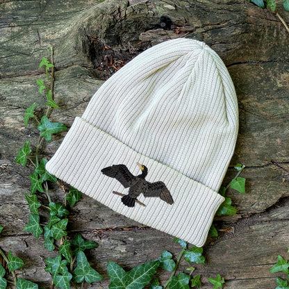 Cormorant Embroidered Beanie