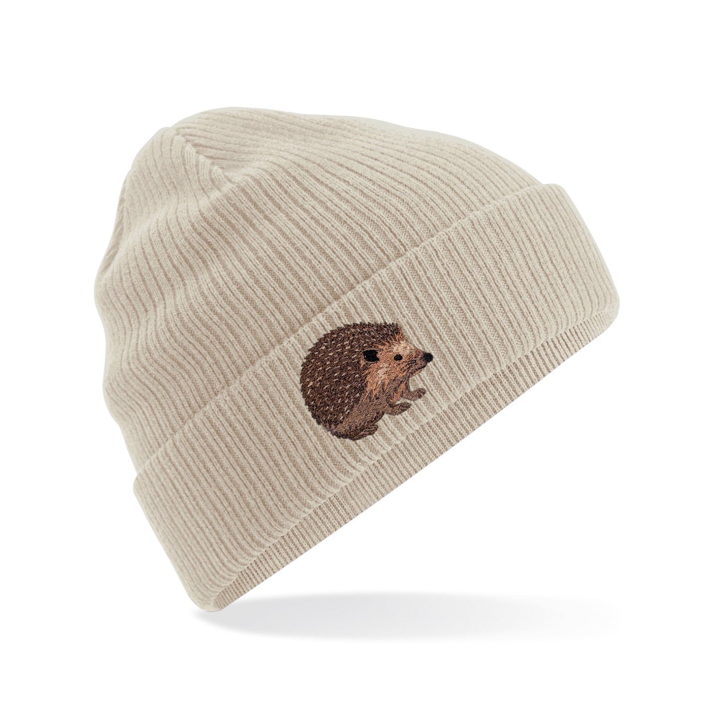 Hedgehog Embroidered Beanie