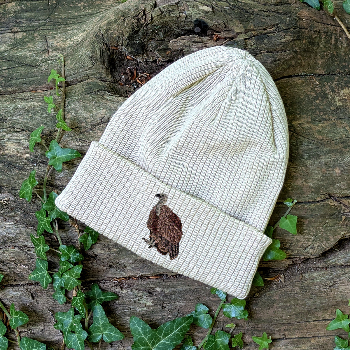 Griffon Vulture Embroidered Beanie