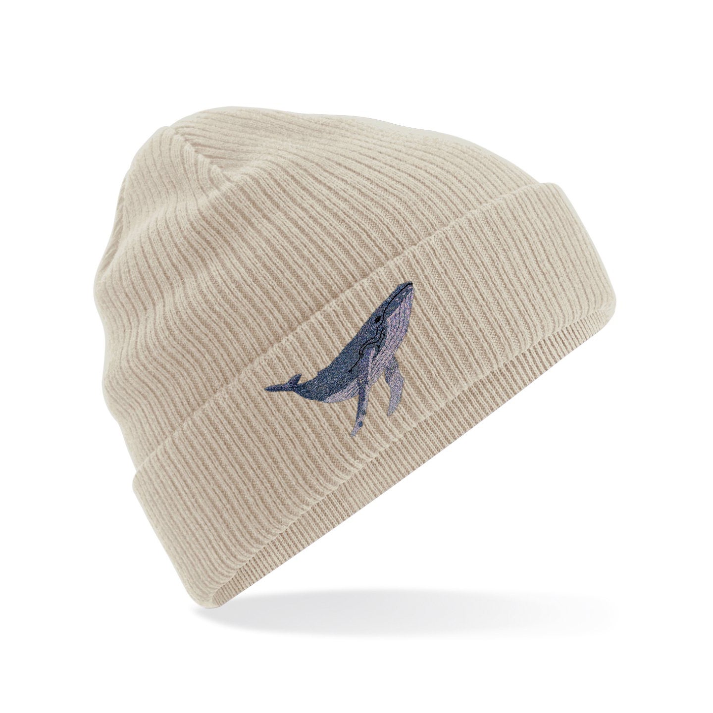 Humpback Whale Embroidered Beanie
