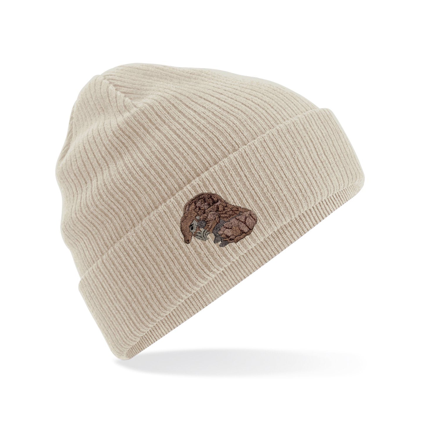Pangolin Embroidered Beanie