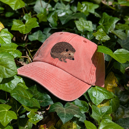 Hedgehog Embroidered Baseball Cap