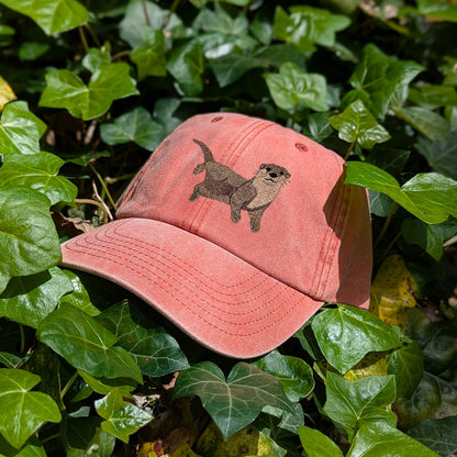 Otter Embroidered Baseball Cap