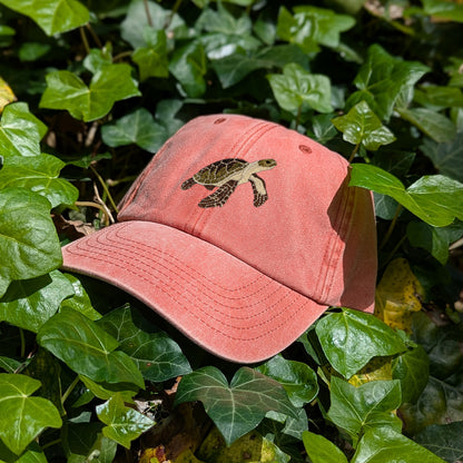 Sea Turtle Embroidered Baseball Cap
