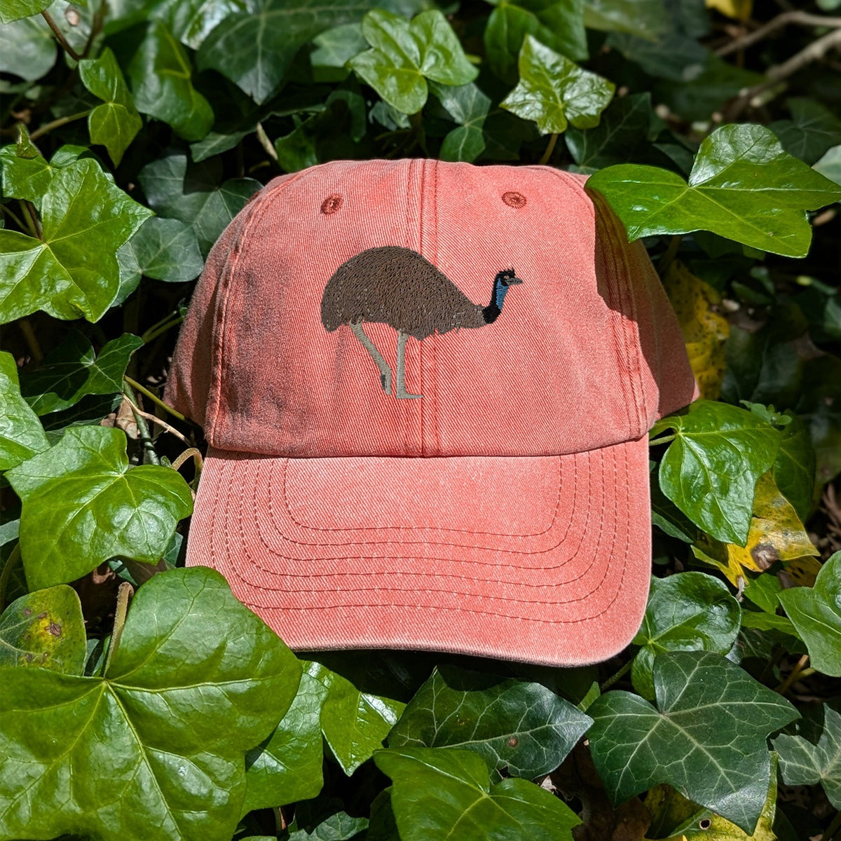 Emu Embroidered Baseball Cap