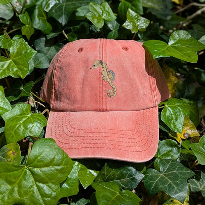Seahorse Embroidered Baseball Cap