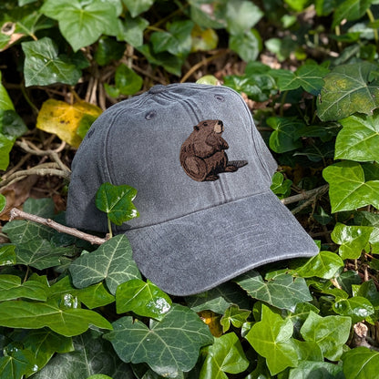 Beaver Embroidered Baseball Cap