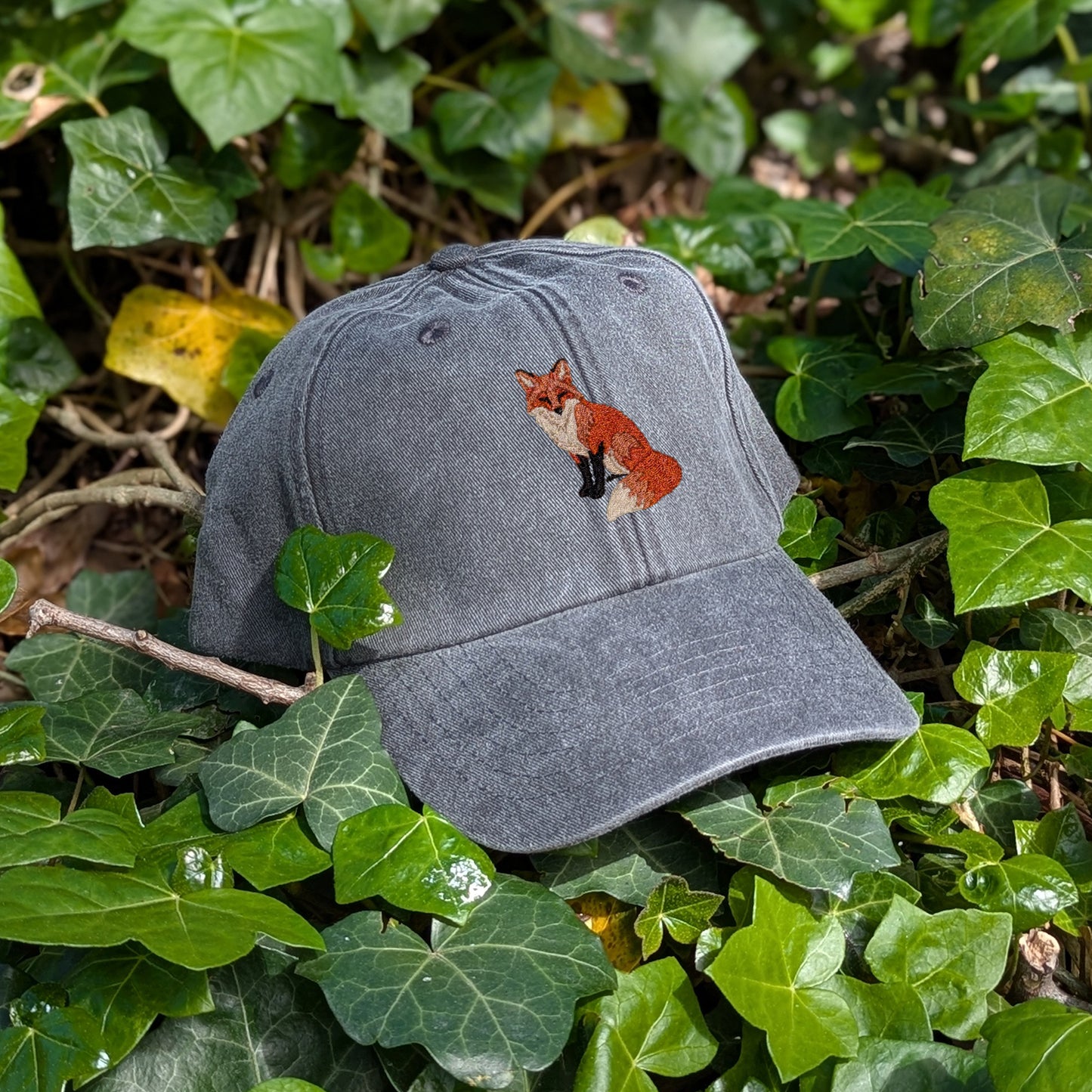 Fox Embroidered Baseball Cap