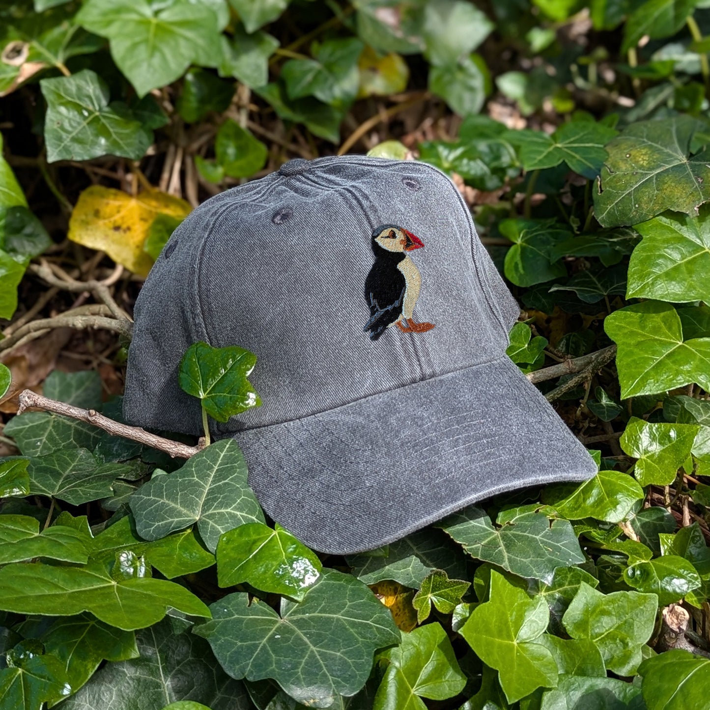 Puffin Embroidered Baseball Cap