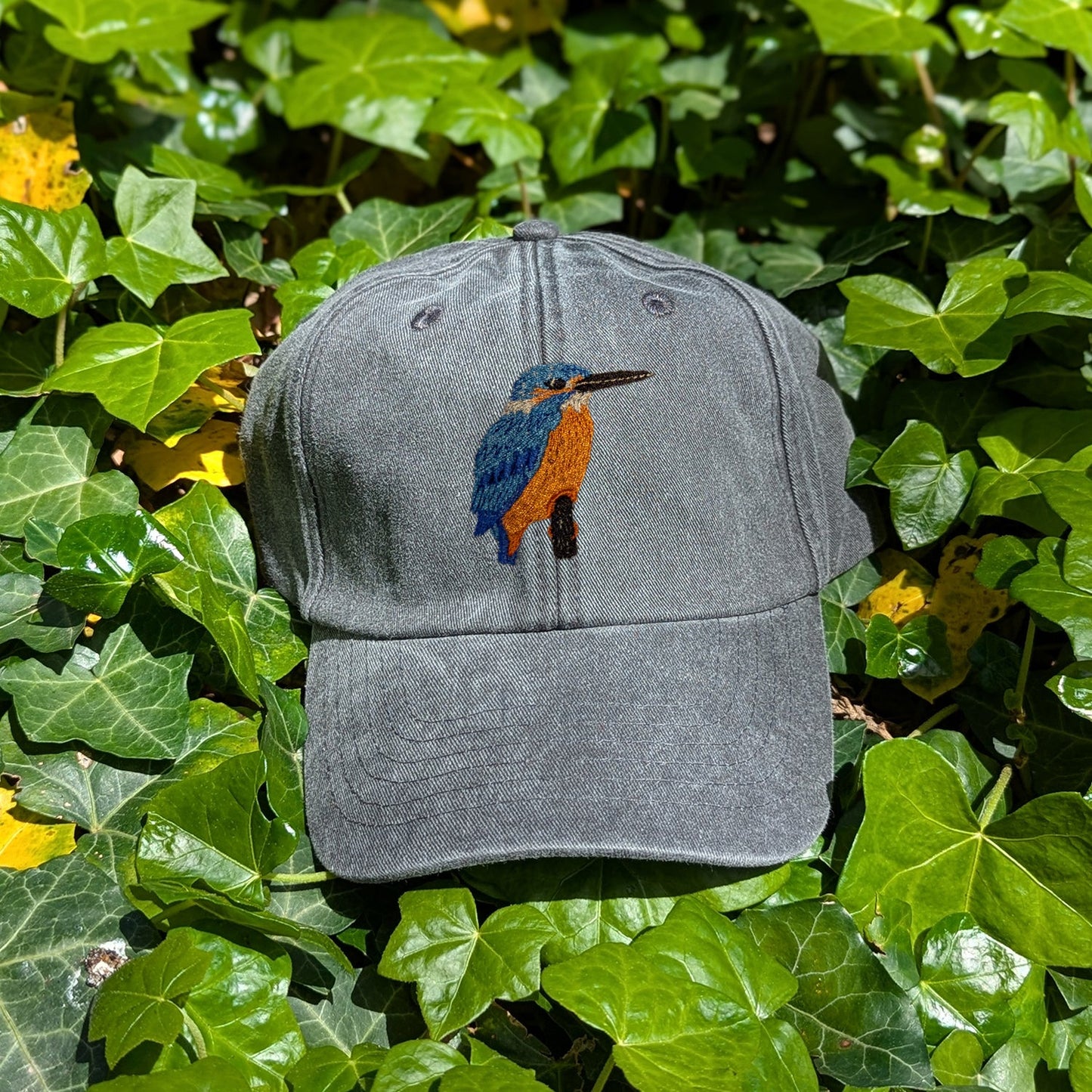 Kingfisher Embroidered Baseball Cap