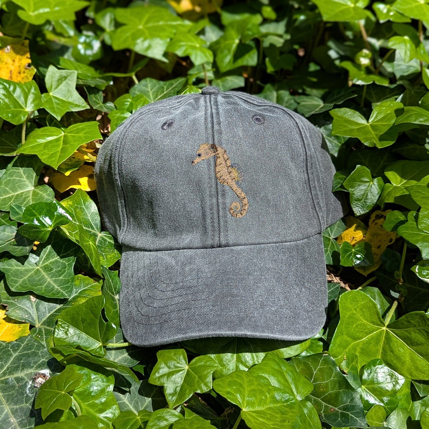 Seahorse Embroidered Baseball Cap