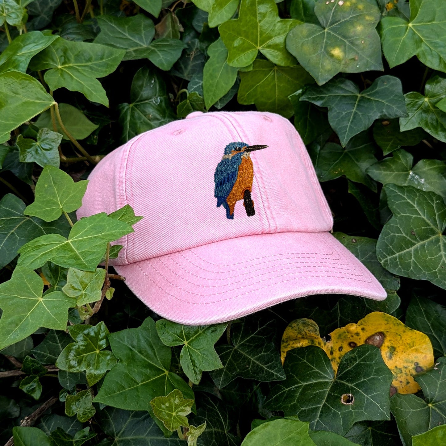 Kingfisher Embroidered Baseball Cap