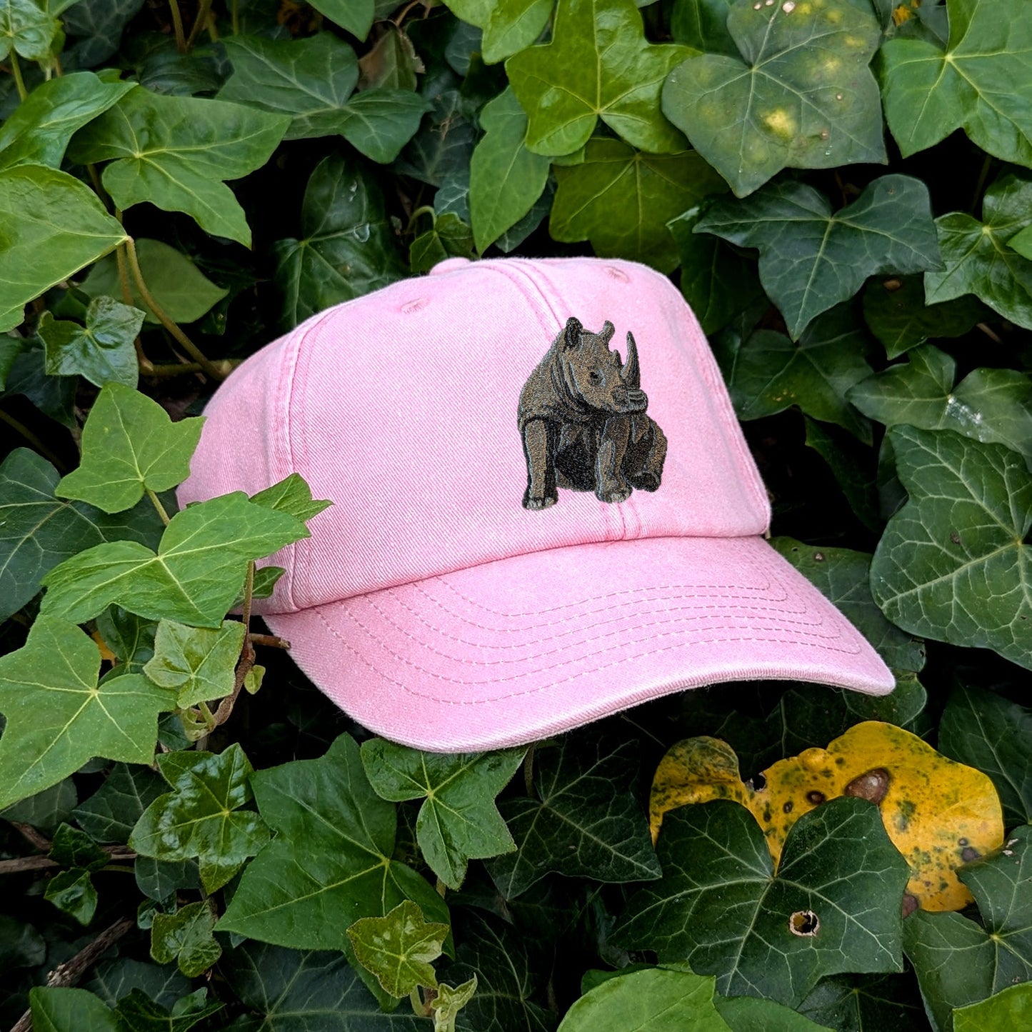 Rhino Embroidered Baseball Cap