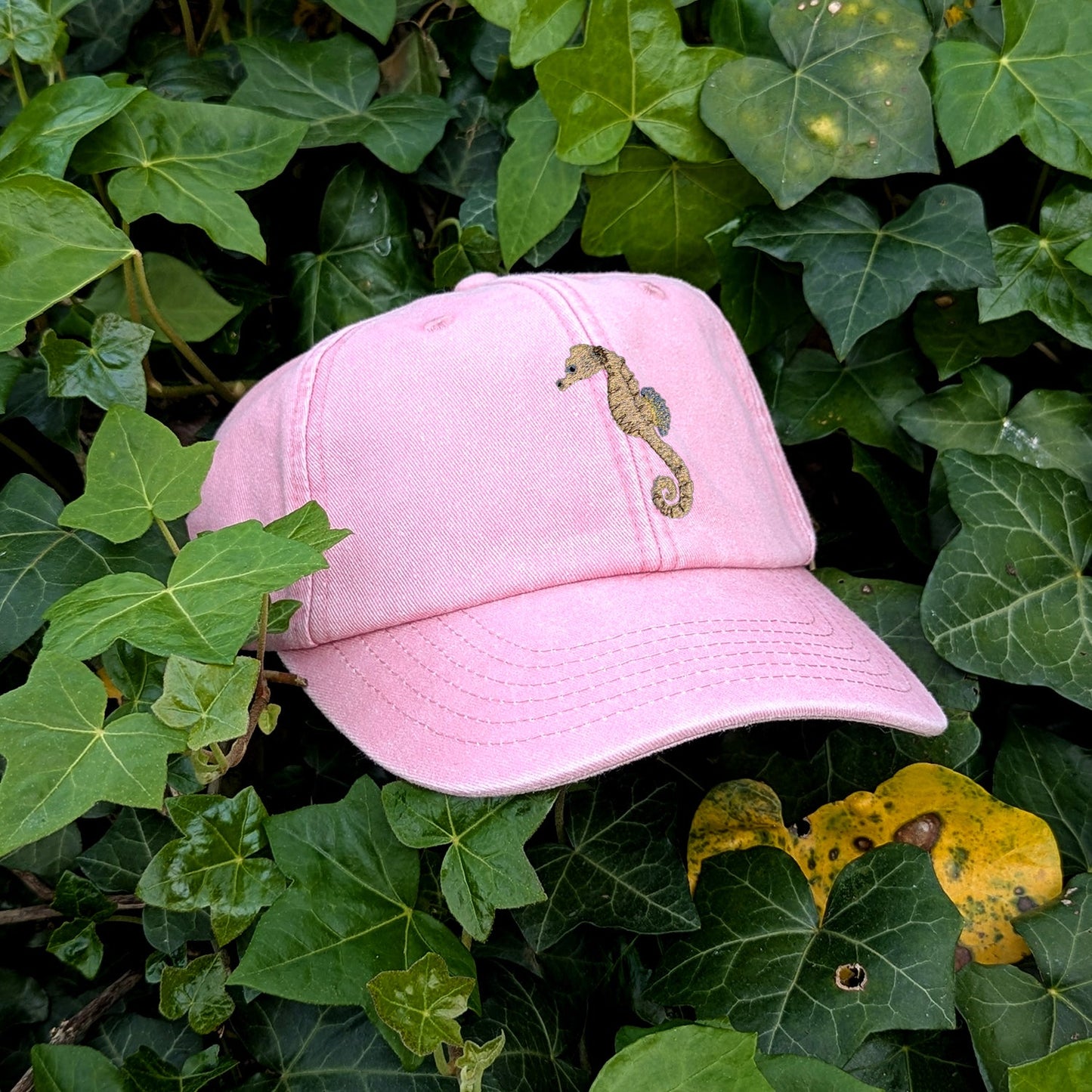 Seahorse Embroidered Baseball Cap