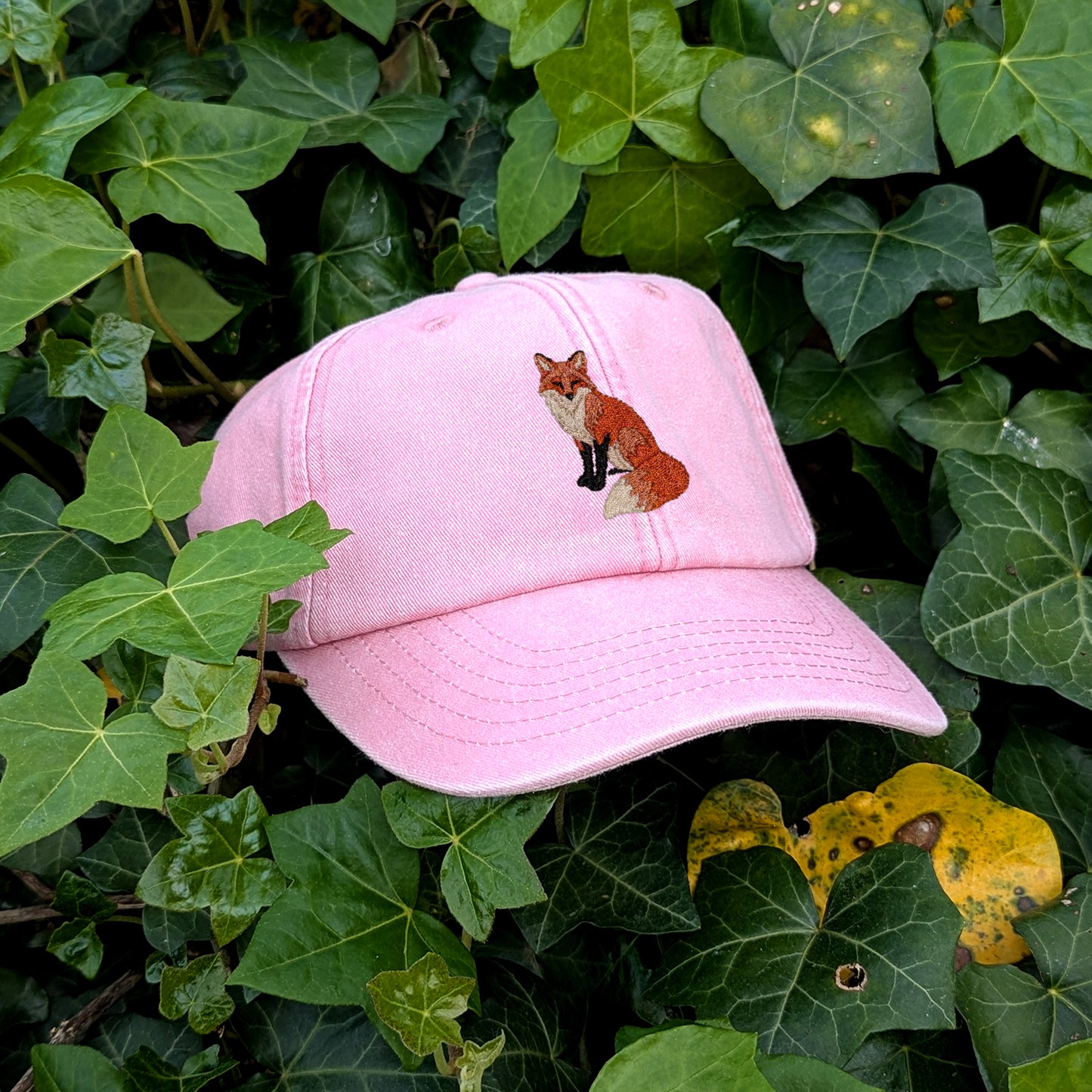 Fox Embroidered Baseball Cap