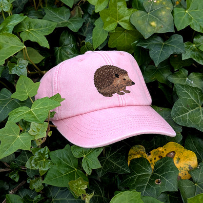 Hedgehog Embroidered Baseball Cap