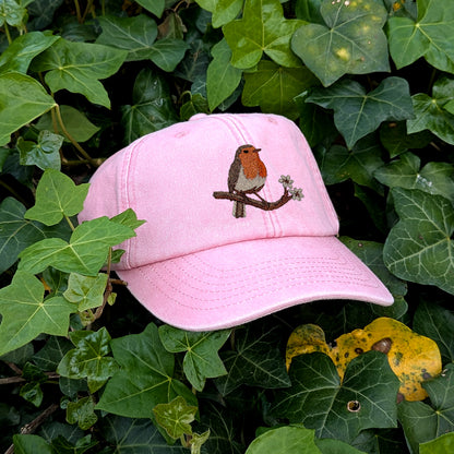 Robin Embroidered Baseball Cap