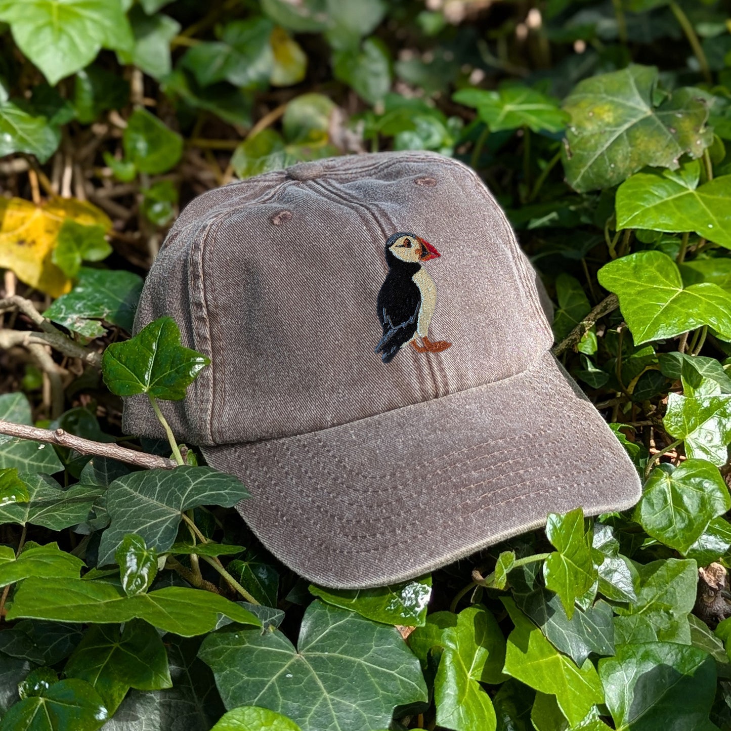Puffin Embroidered Baseball Cap