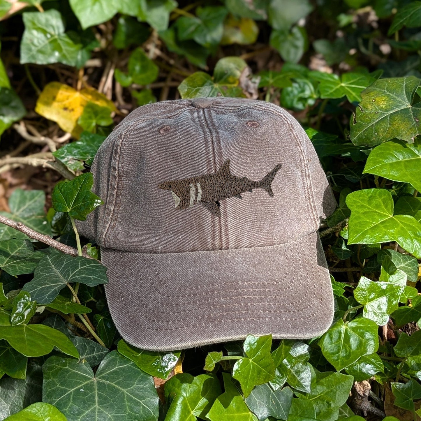 Basking Shark Embroidered Baseball Cap