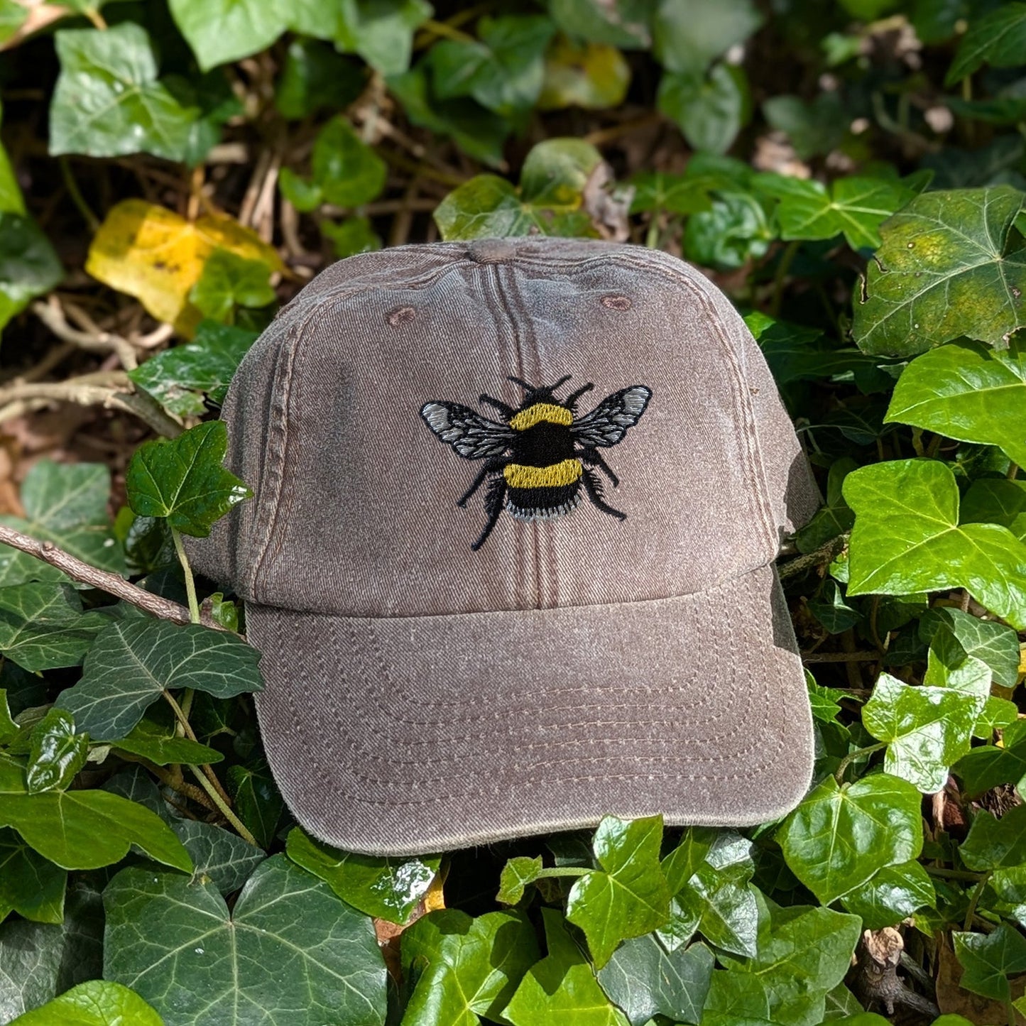 Bumblebee Embroidered Baseball Cap