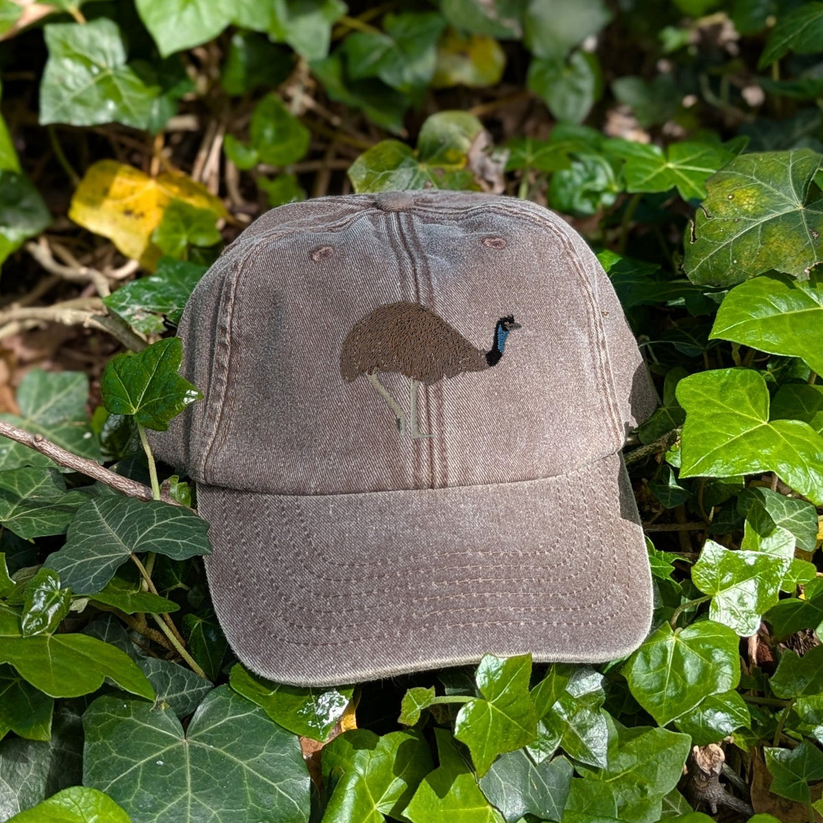 Emu Embroidered Baseball Cap