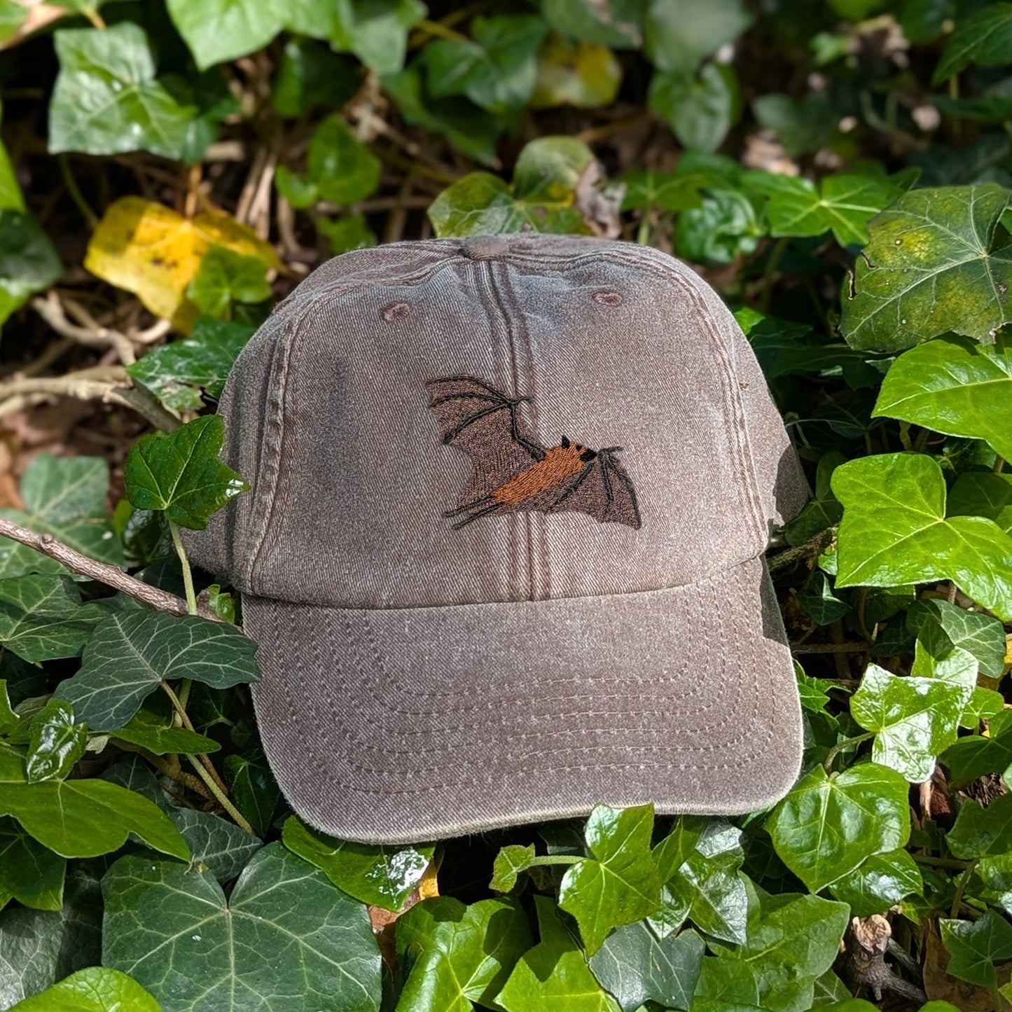 Fruit Bat Embroidered Baseball Cap