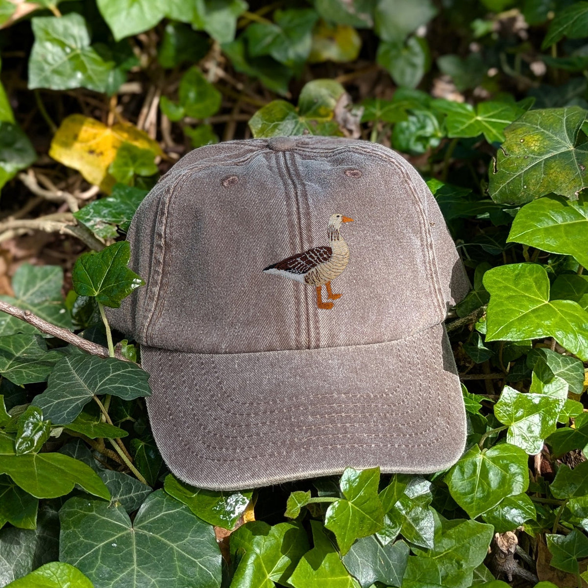 Greylag Goose Embroidered Baseball Cap